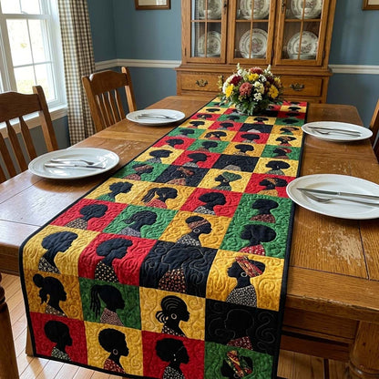 Juneteenth Heritage Quilted Table Runner GFTOQM4133