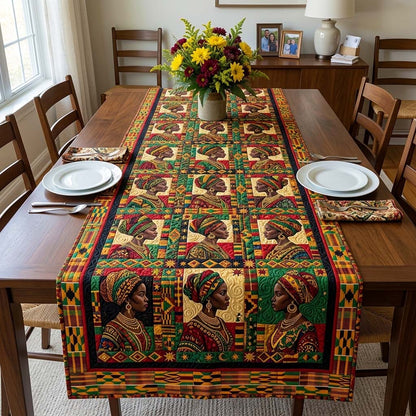 Royal African Quilted Table Runner GFTOQM4138