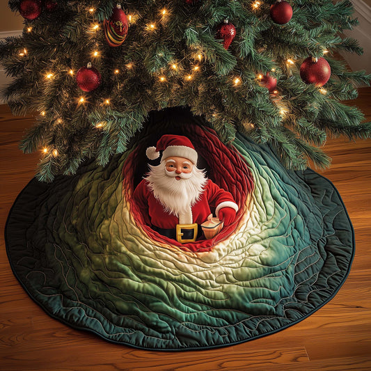 Vortex Santa Quilted Tree Skirt GFTOQM413