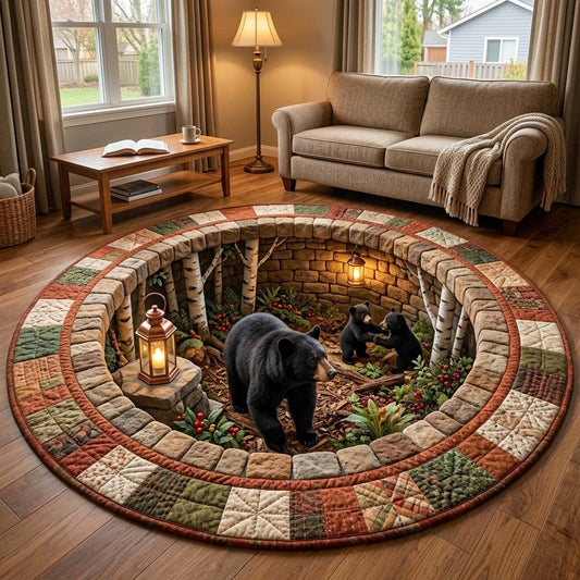 Rustic Guardian Quilted Round Mat GFTOQM4188