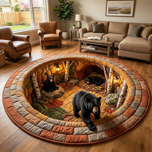 Rustic Guardian Quilted Round Mat GFTOQM4192