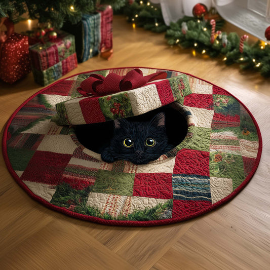 Cat Quilted Round Mat GFTOQM41