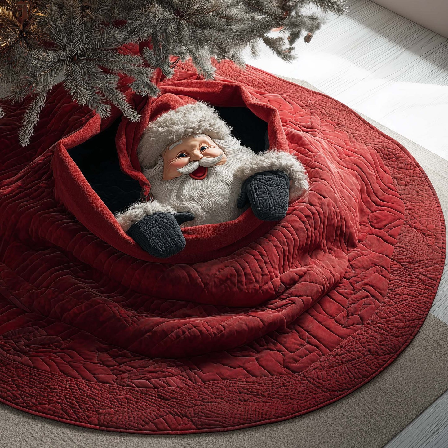 Santa Bag Quilted Tree Skirt GFTOQM420