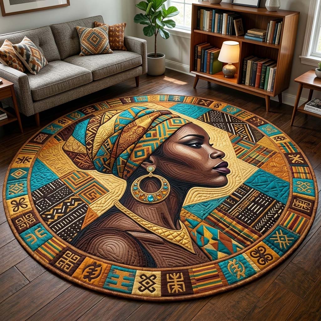 Soulbound Roots Quilted Round Mat GFTOQM4358