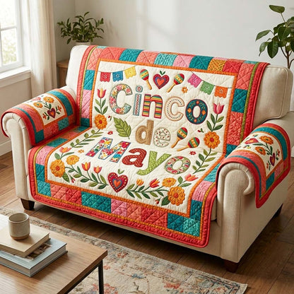 Cinco de Mayo Quilted Sofa Cover GFTOQM4374