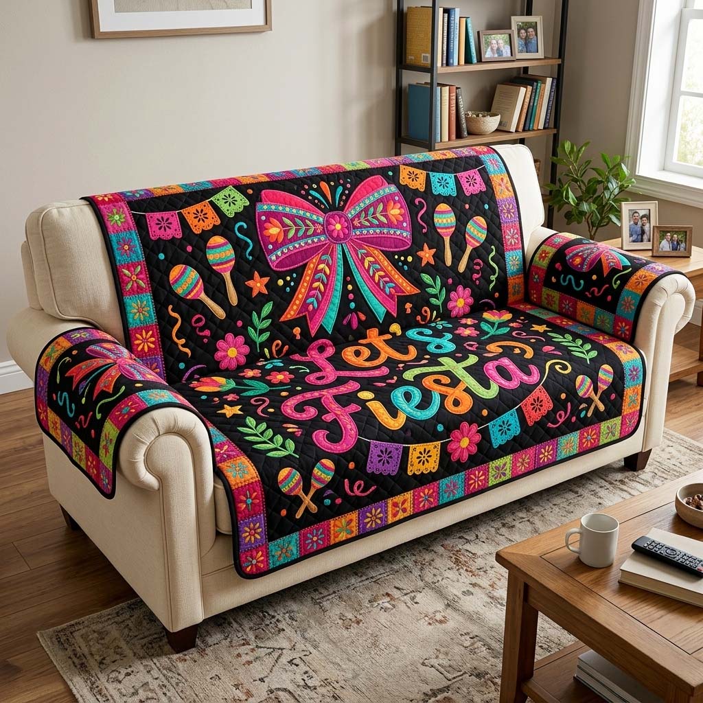 Cinco de Mayo Quilted Sofa Cover GFTOQM4376
