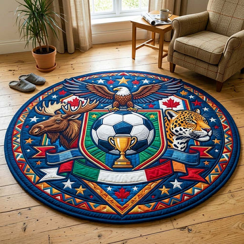 Crest World Cup Quilted Round Mat GFTOQM4378