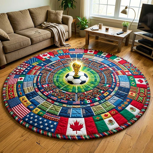 Celebration World Cup Quilted Round Mat GFTOQM4382