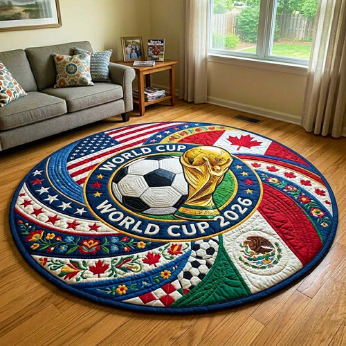 World Cup Quilted Round Mat GFTOQM4383