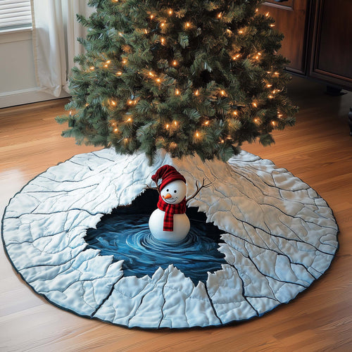 Ice Pond Quilted Tree Skirt GFTOQM440