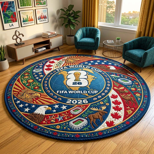 Unity Emblem Quilted Round Mat GFTOQM4420