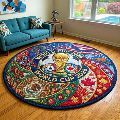 Champion Crest Quilted Round Mat GFTOQM4423