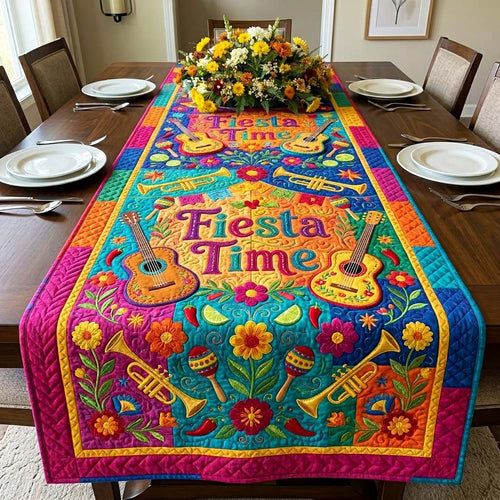 Fiesta Time Quilted Table Runner GFTOQM4435
