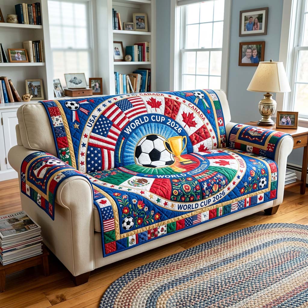 Global Trophy Quilted Sofa Cover GFTOQM4505