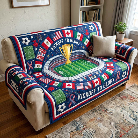 Stadium Glory Quilted Sofa Cover GFTOQM4508