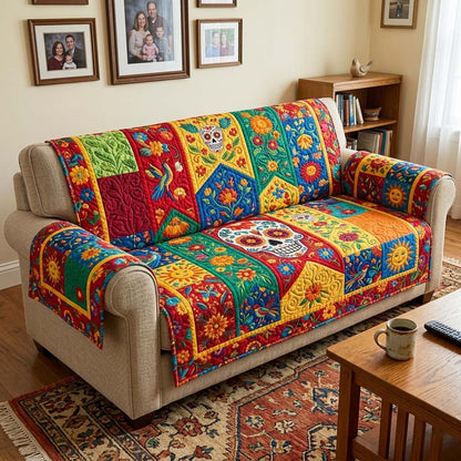 Cinco de Mayo Quilted Sofa Cover GFTOQM4512