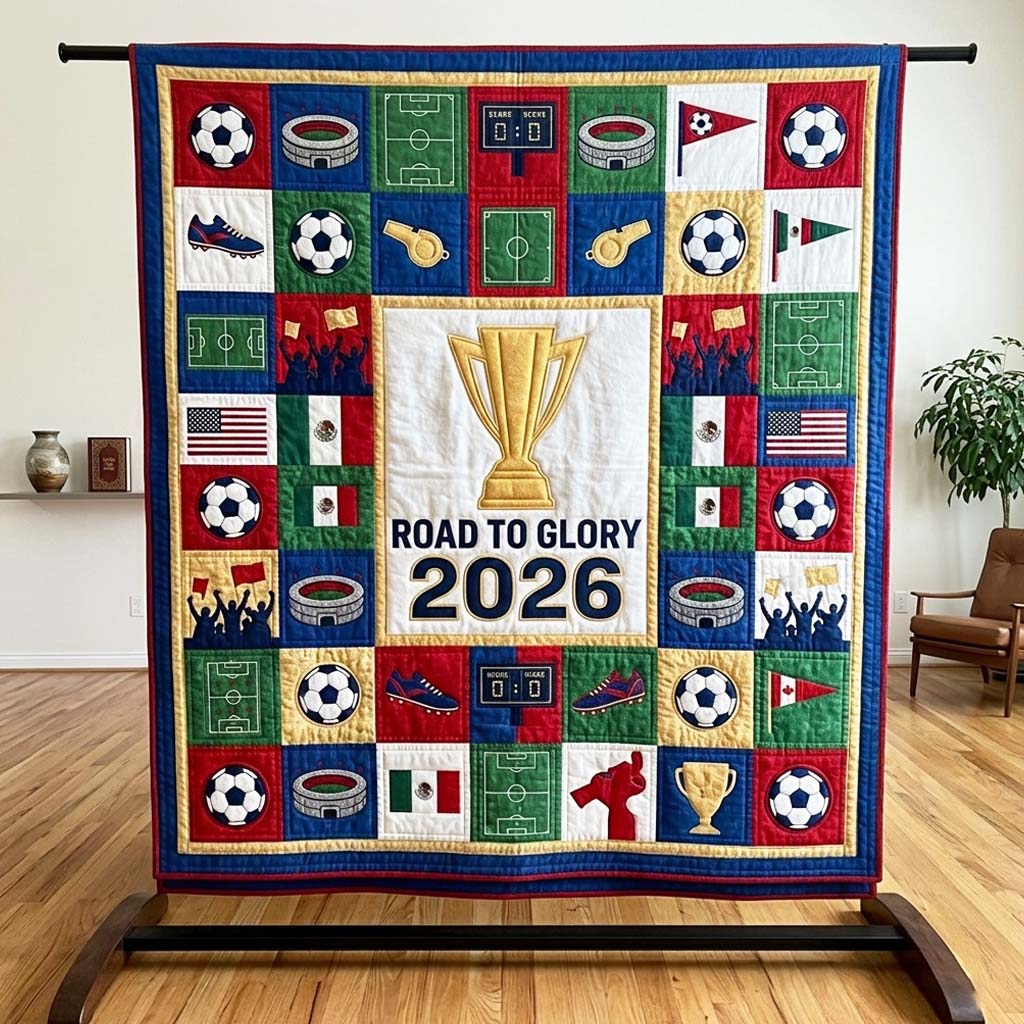 Glory Patch Quilted Blanket GFTOQM4523