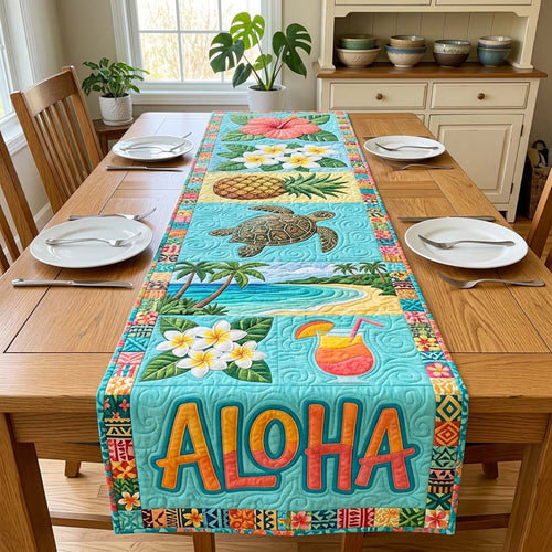 Aloha Breeze Quilted Table Runner GFTOQM4572
