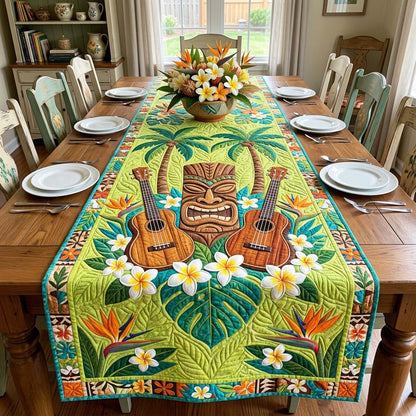 Tiki Melody Quilted Table Runner GFTOQM4573