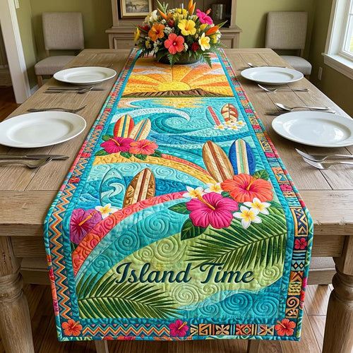 Island Sunset Quilted Table Runner GFTOQM4574