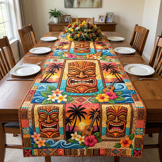 Sunset Tiki Quilted Table Runner GFTOQM4580