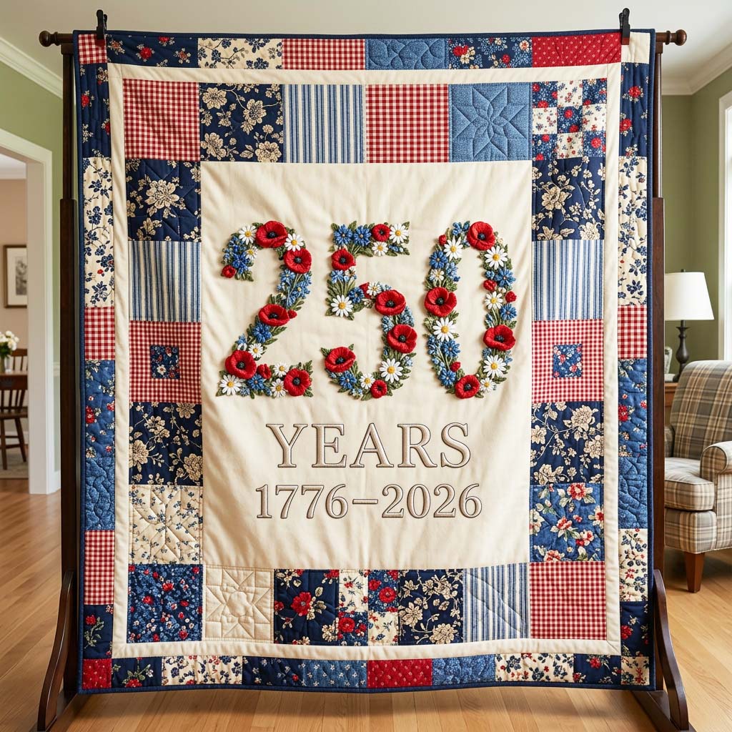 Floral Legacy Quilted Blanket GFTOQM4590