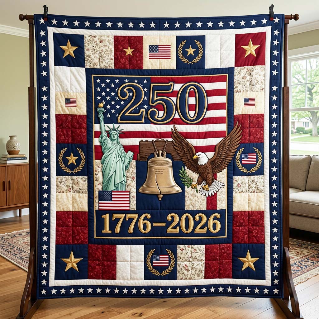 Founding Honor Quilted Blanket GFTOQM4598