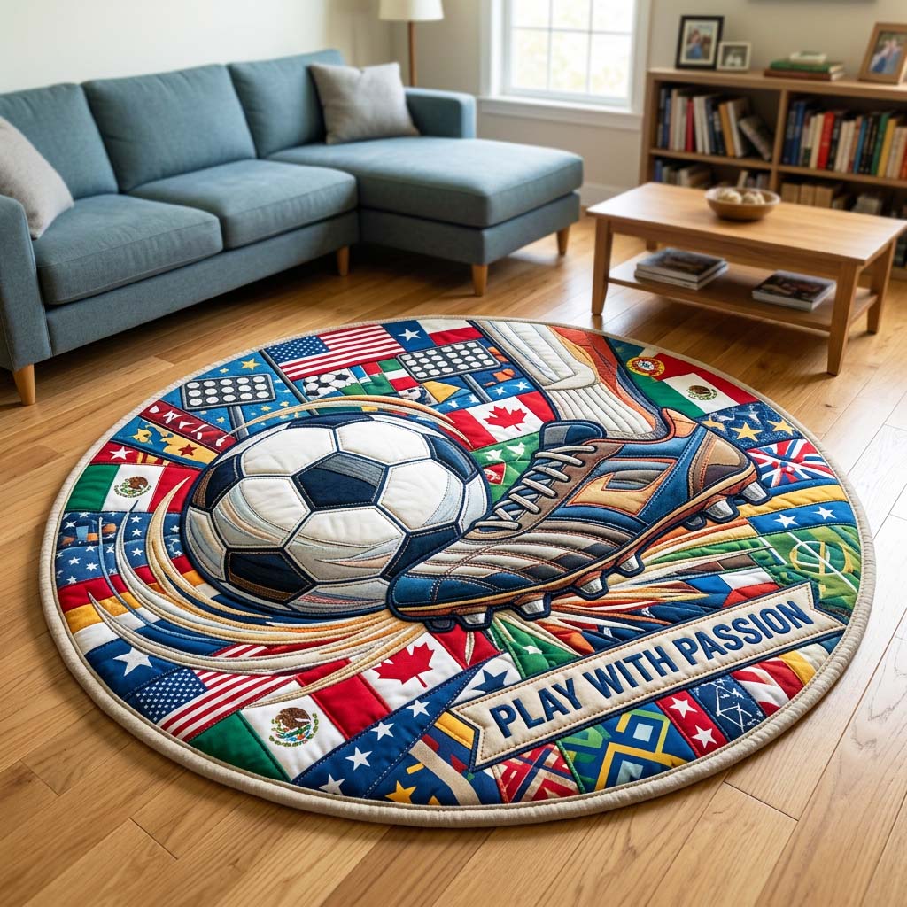 Play With Passion Quilted Round Mat GFTOQM4701