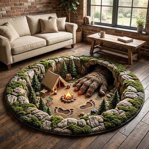 Hidden Giant Quilted Round Mat GFTOQM4770