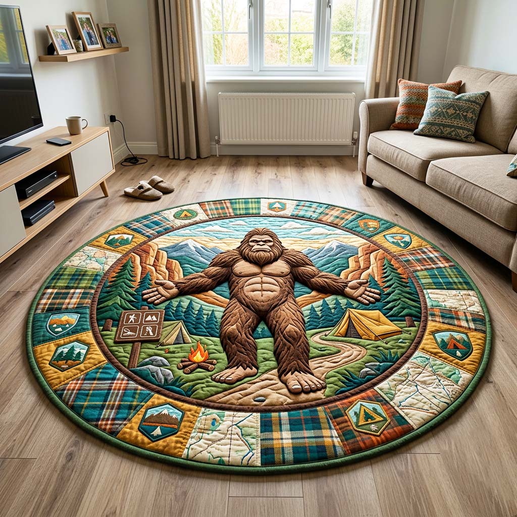 Trail Giant Quilted Round Mat GFTOQM4771
