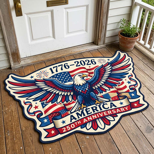 Freedom Wings Custom Shape Doormat GFTOQM4774