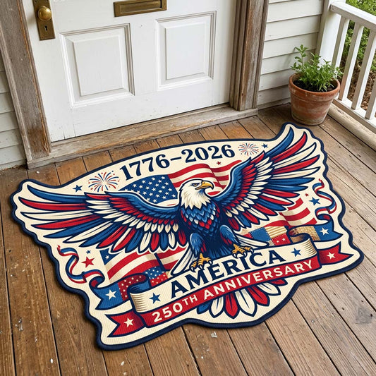 Freedom Wings Custom Shape Doormat GFTOQM4774