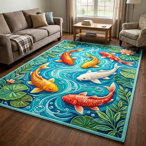 Koi Lagoon Area Rug GFTOQM4799