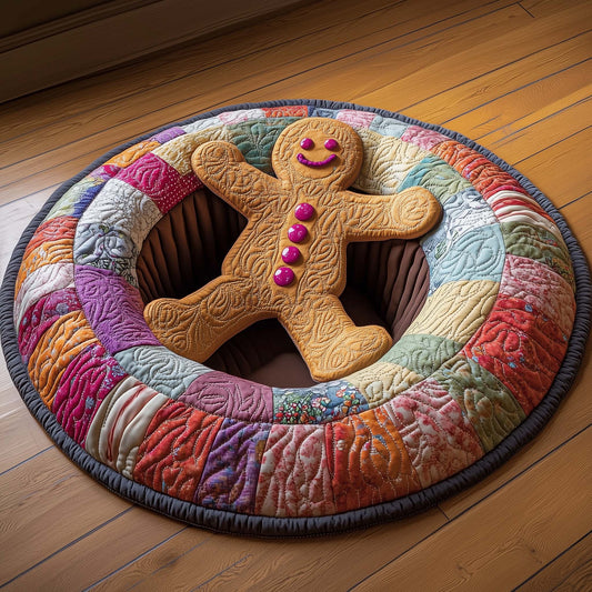 Patchwork Ring Quilted Round Mat GFTOQM479