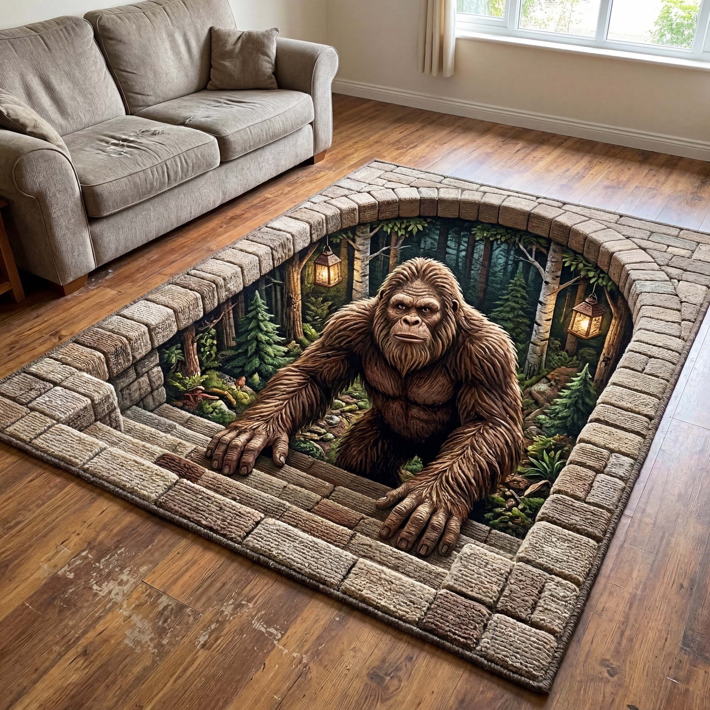 Lantern Beast Area Rug GFTOQM4836