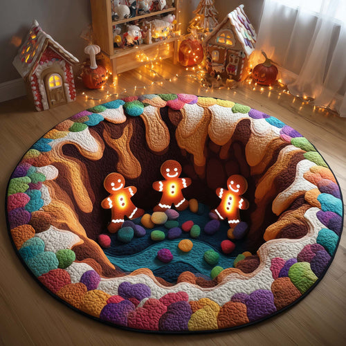 Candy Cave Quilted Round Mat GFTOQM487