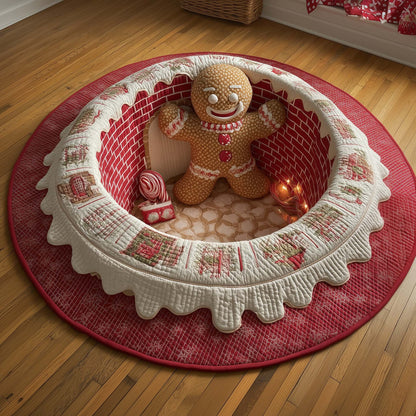 Frosted Donut Quilted Round Mat GFTOQM488