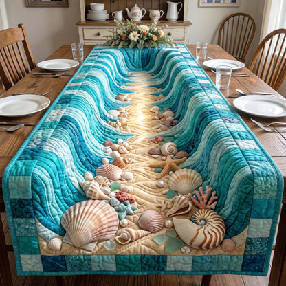 Tidal Escape Quilted Table Runner GFTOQM4903