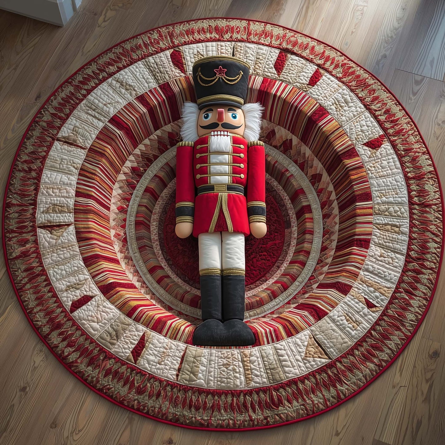 Soldier Center Quilted Round Mat GFTOQM490