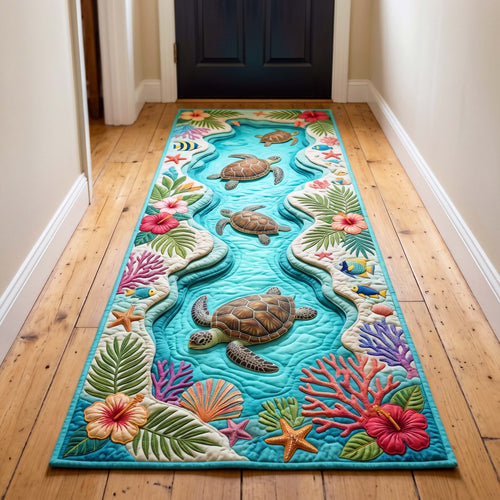 Tropical Turtle Runner Rug GFTOQM4944