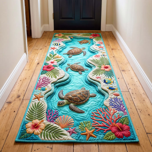 Tropical Turtle Runner Rug GFTOQM4944