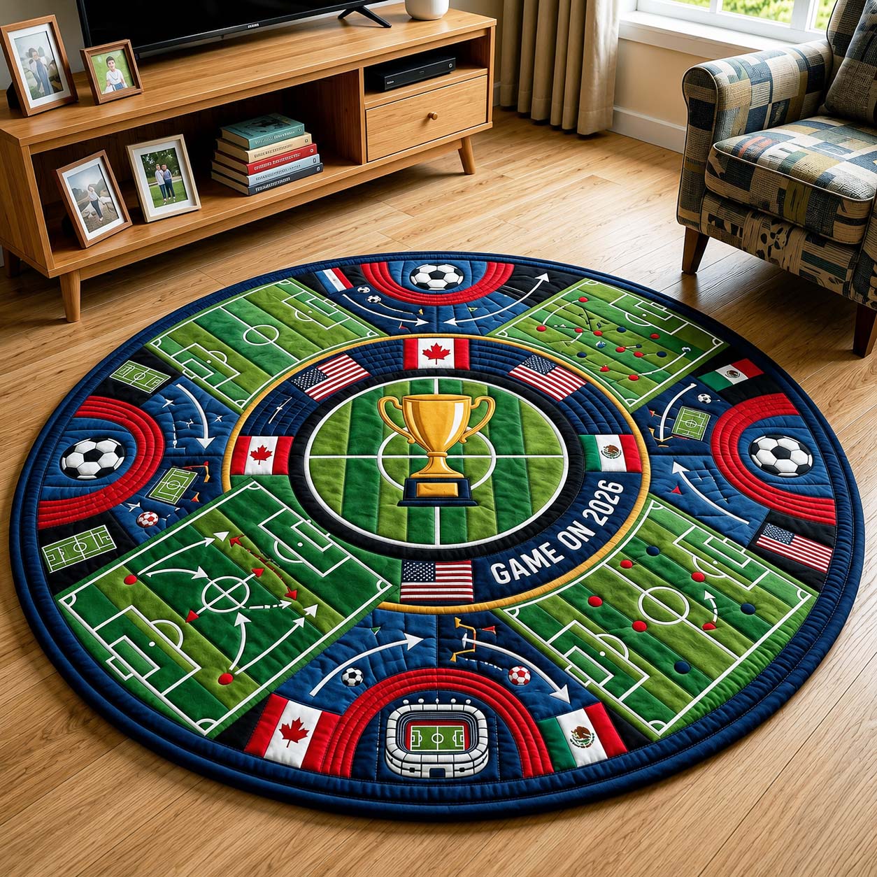 Tactical Victory Quilted Round Mat GFTOQM4969