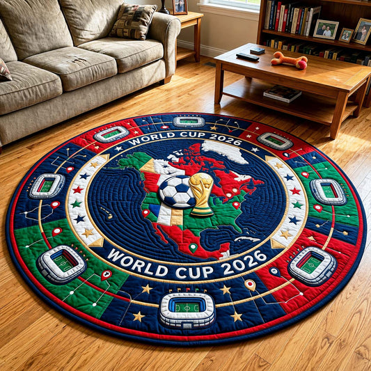 Global Arena Quilted Round Mat GFTOQM4972