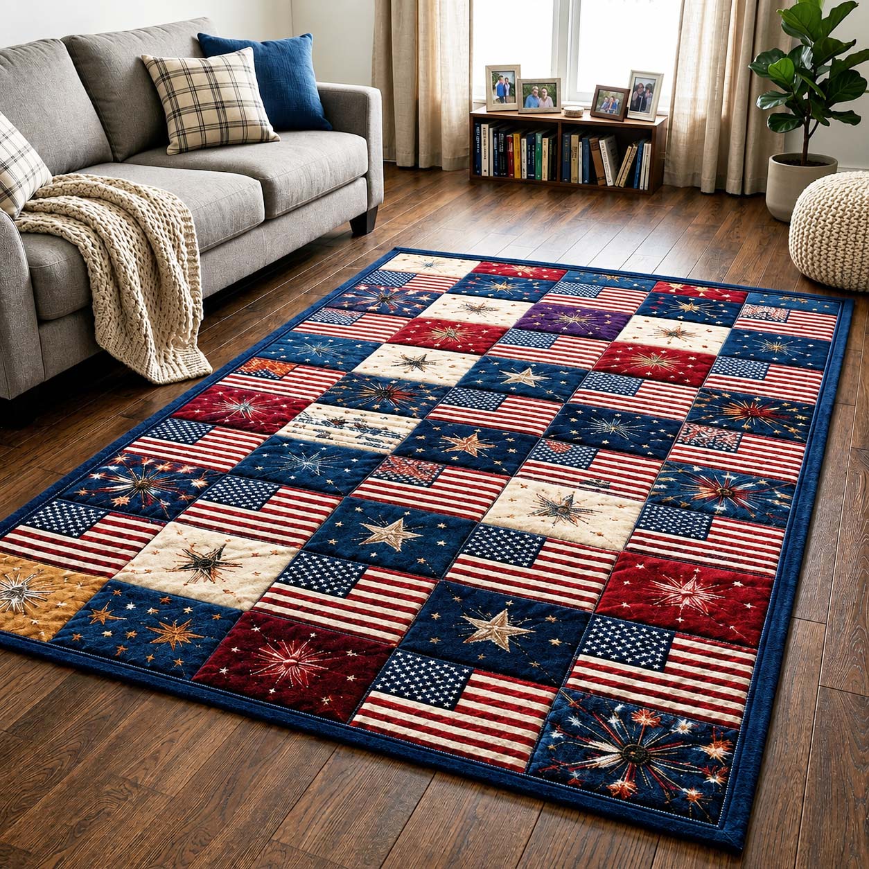 American Flag Area Rug GFTOQM5020