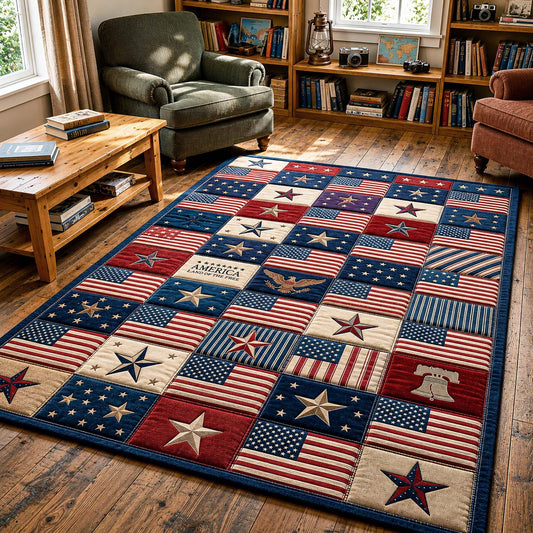 American Flag Area Rug GFTOQM5024