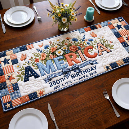Liberty Bloom Quilted Table Runner GFTOQM5036