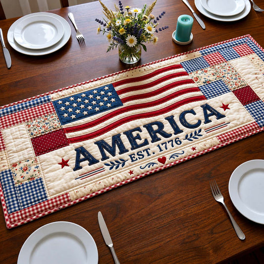 Heritage Banner Quilted Table Runner GFTOQM5038