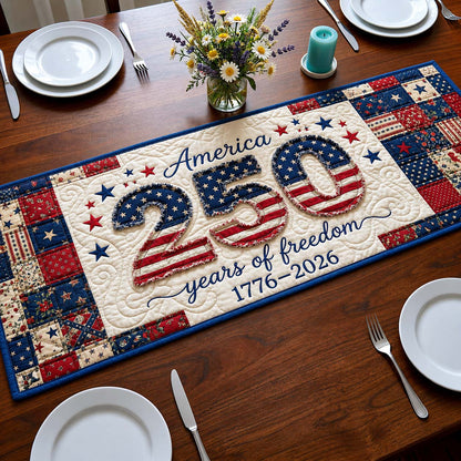 Freedom Quarter Quilted Table Runner GFTOQM5039
