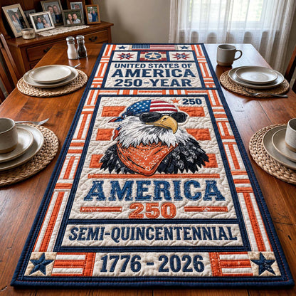 Patriot Eagle Quilted Table Runner GFTOQM5044