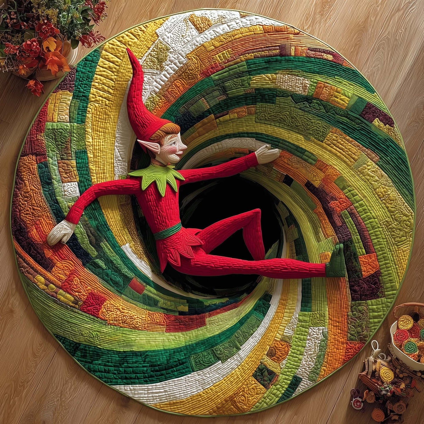 Vortex El Quilted Round Mat GFTOQM521